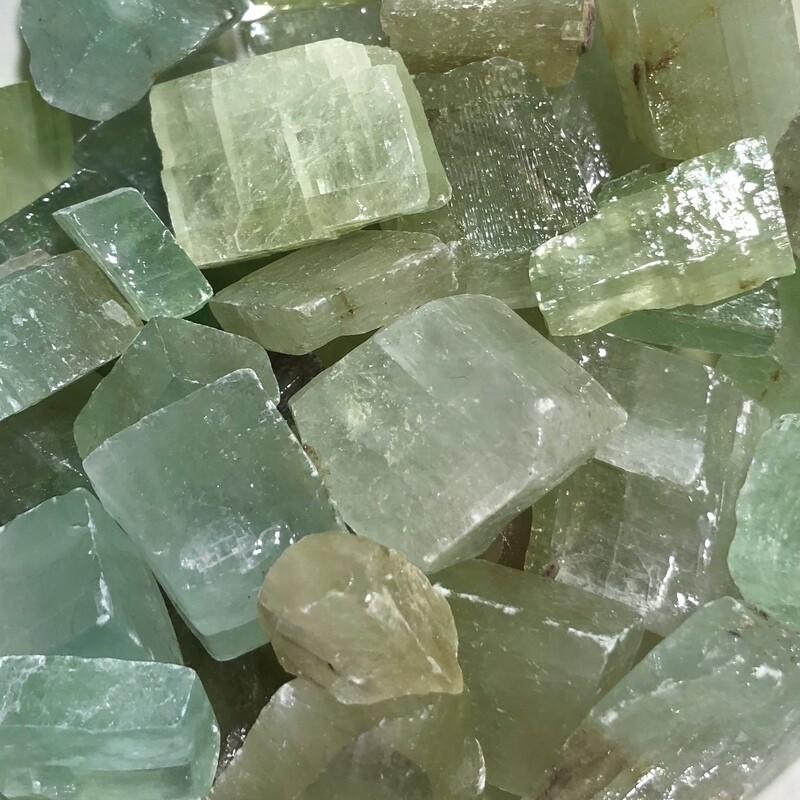 Green Calcite Rough Mini