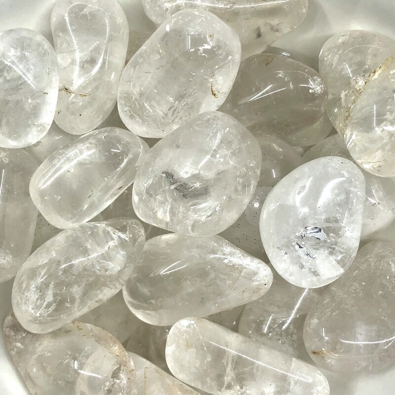 Clear Quartz Tumbled LG
