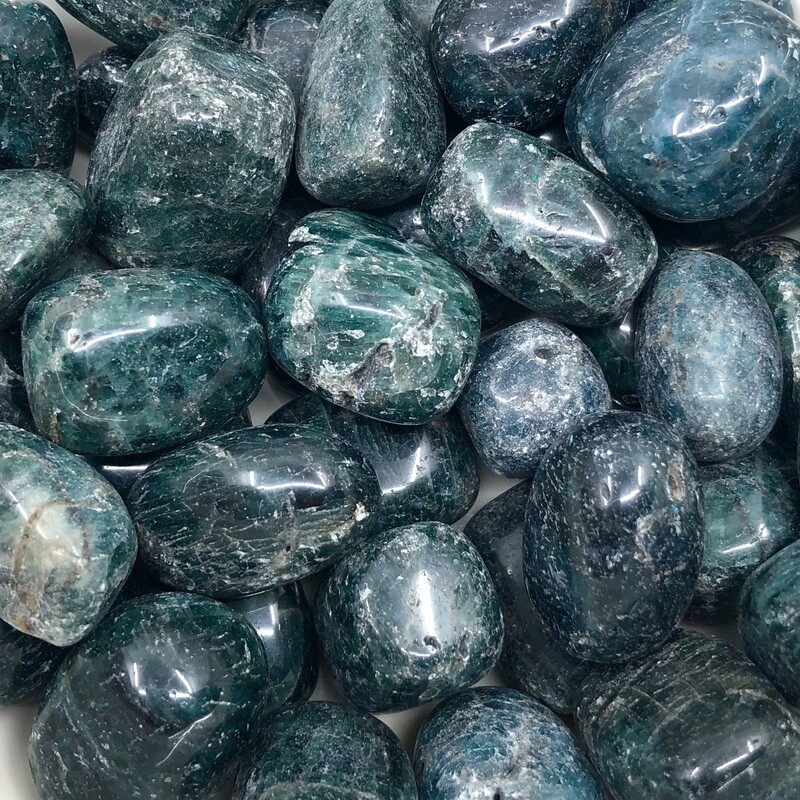 Blue Apatite Tumbled