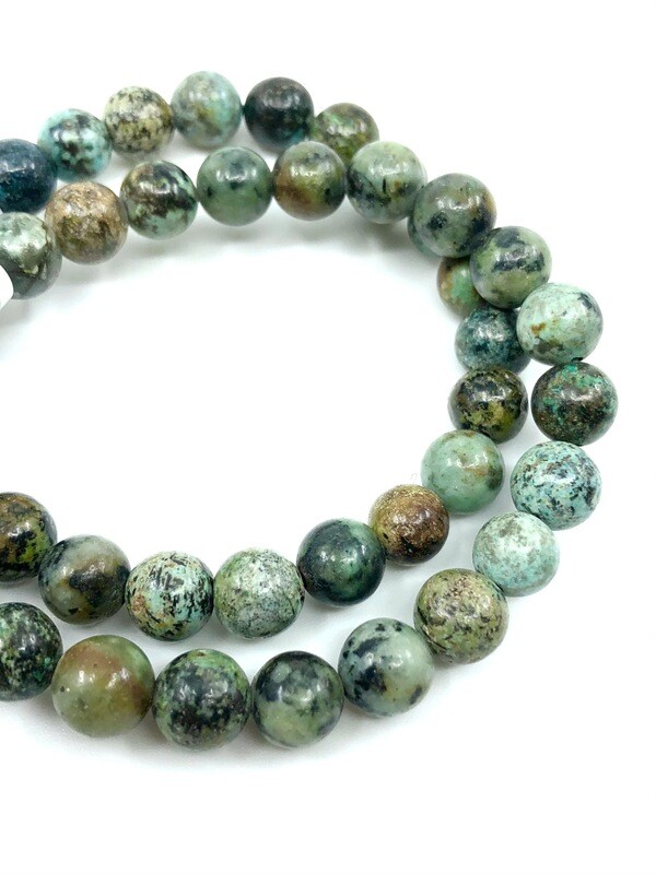 8mm African Turquoise Bracelet