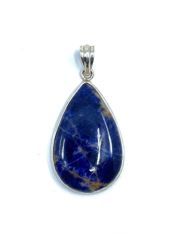Sodalite Crystal Pendant