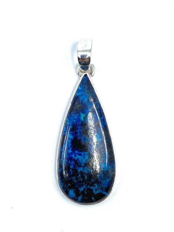 Shattuckite Crystal Pendant