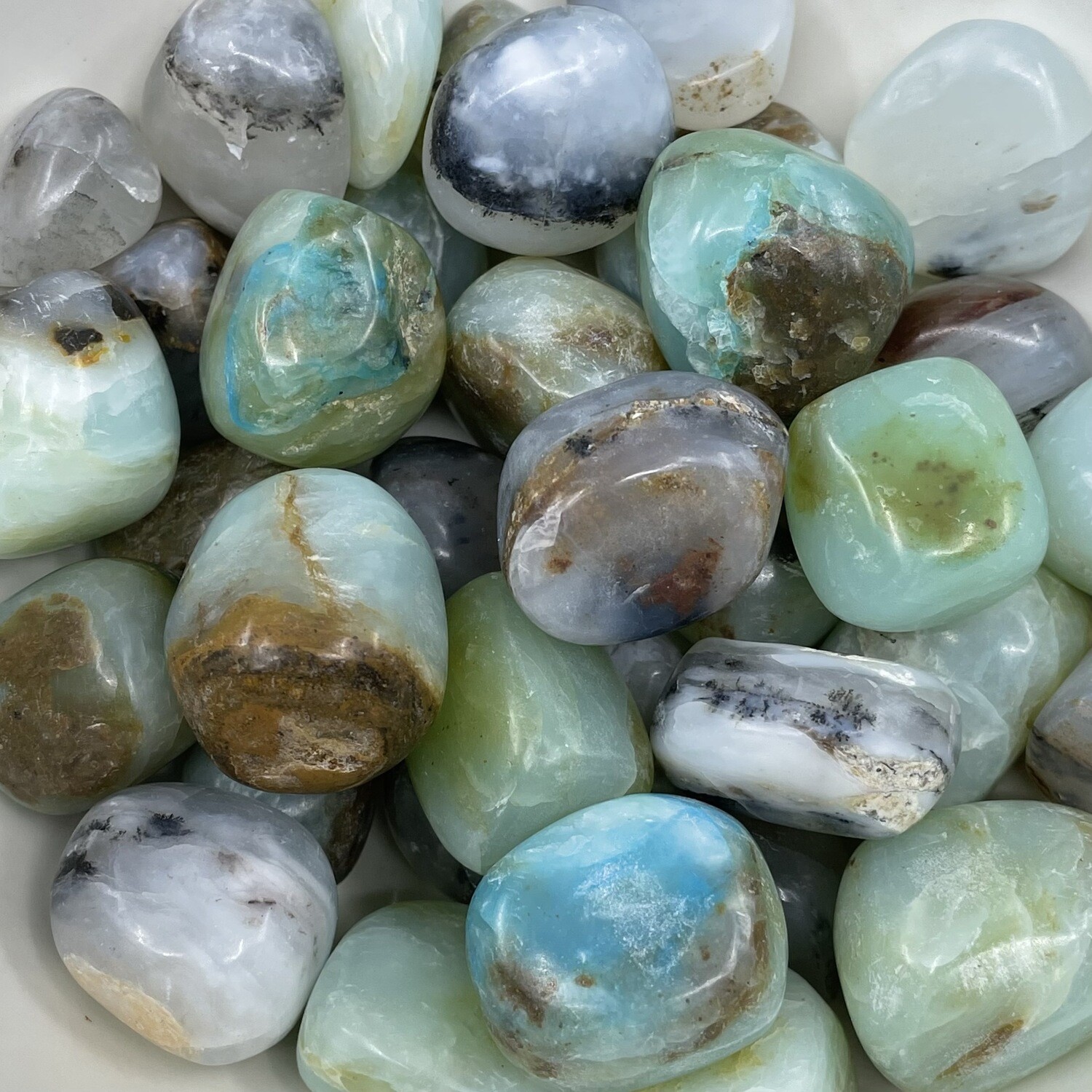 Andean Blue Opal Tumbled