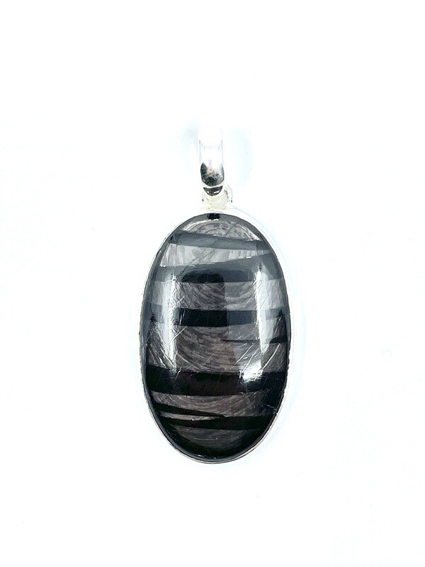 Hypersthene Crystal Pendant