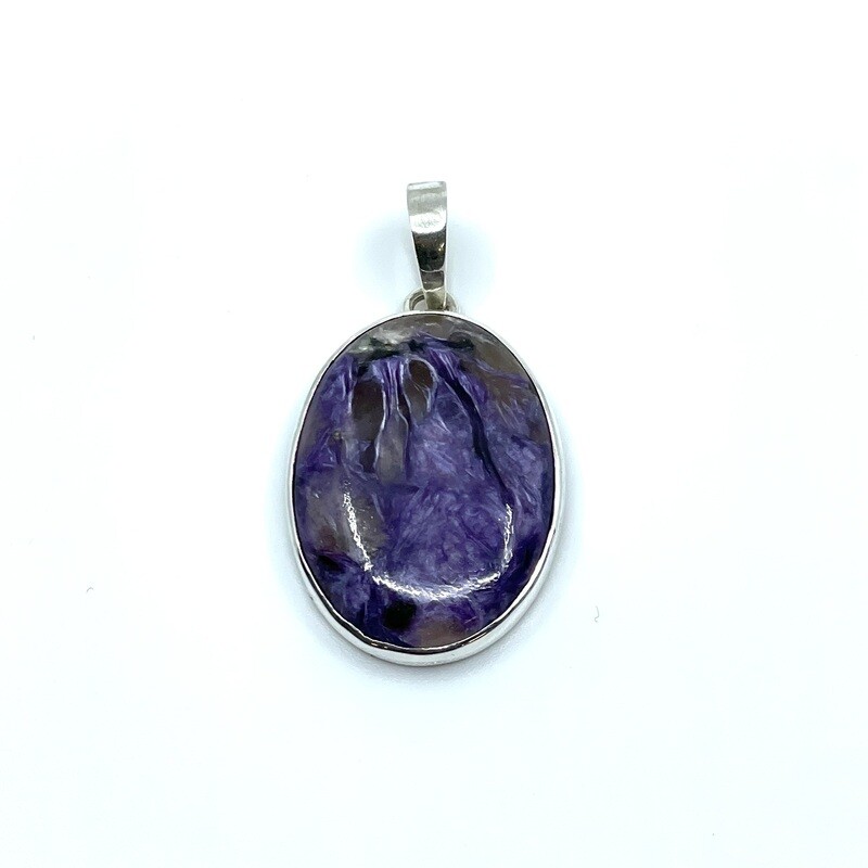 Charoite Crystal Pendant