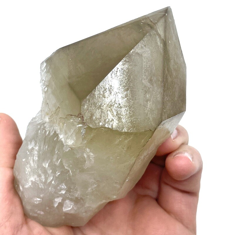 Smoky Citrine Natural Point with Lepidolite