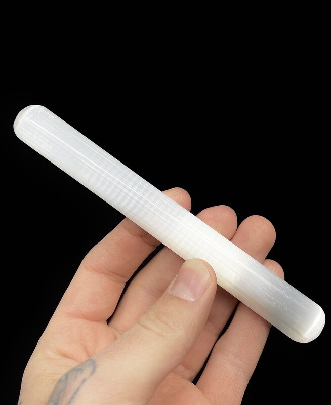 Selenite Polished Wand