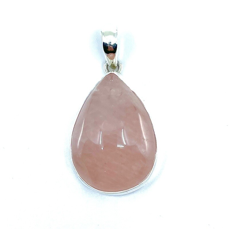 Rose Quartz Crystal Pendant
