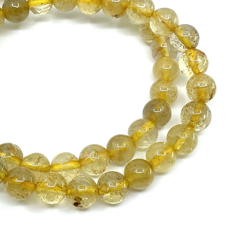 8mm Rutilated Quartz Bracelet