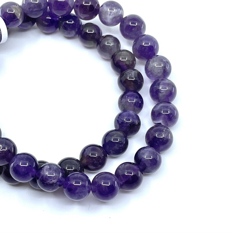 8mm Amethyst Bracelet