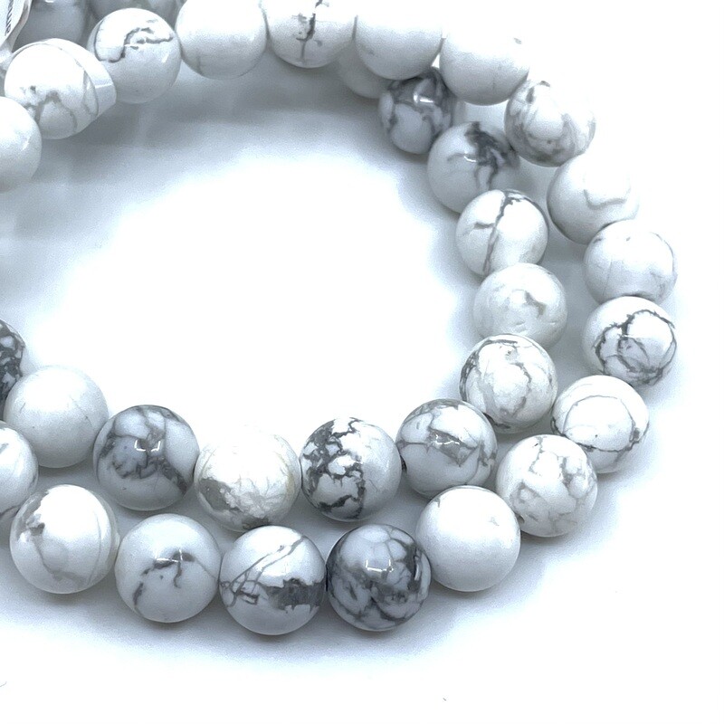 8mm Howlite Bracelet