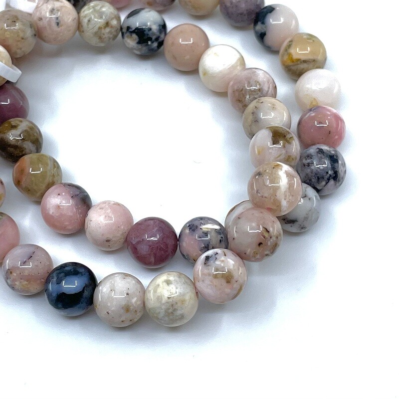 8mm Pink Opal Bracelet