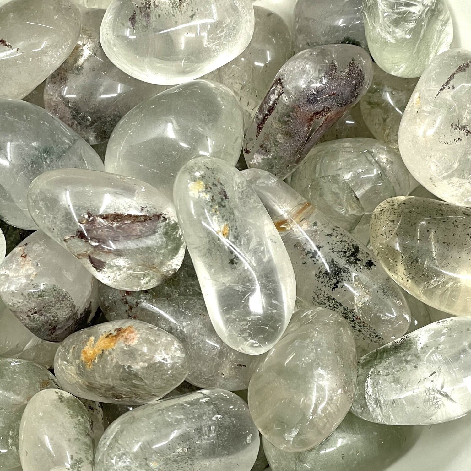 Chlorite Quartz Tumbled