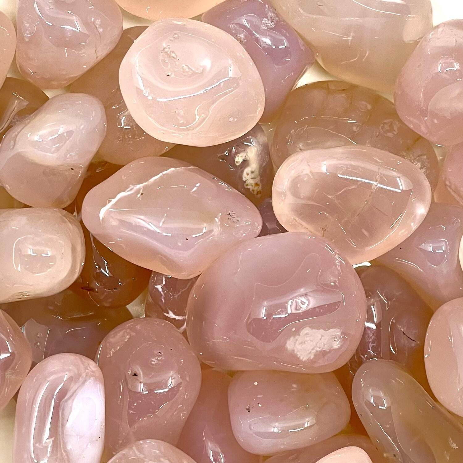 Pink Chalcedony Tumbled