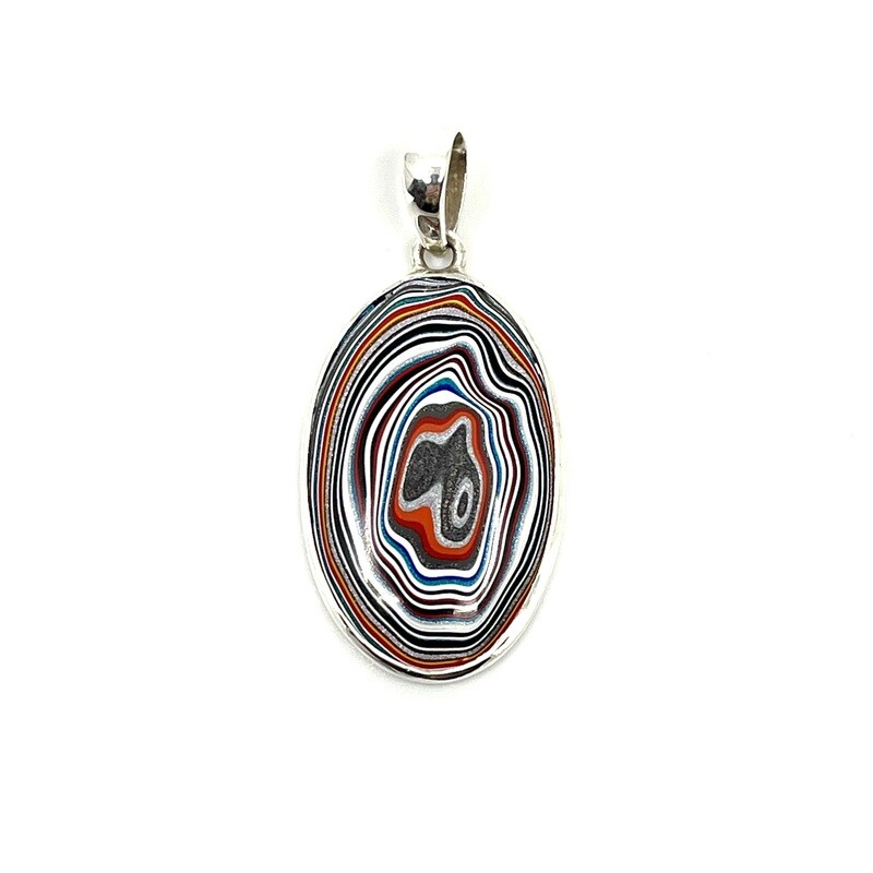 Fordite Crystal Pendant