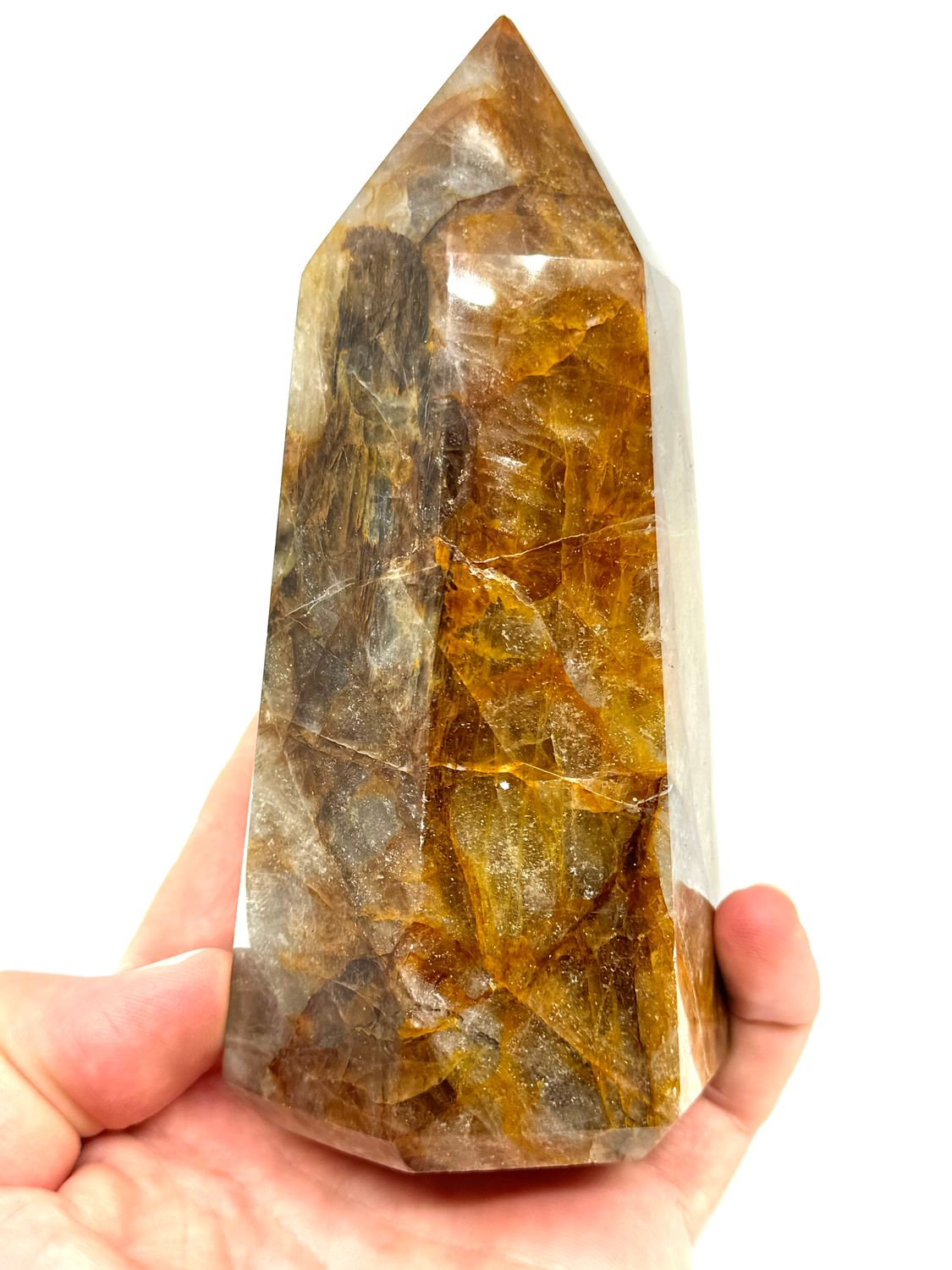 Golden Healer Quartz Polished Tower