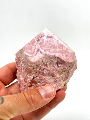 Pink Rhodonite Top Polished