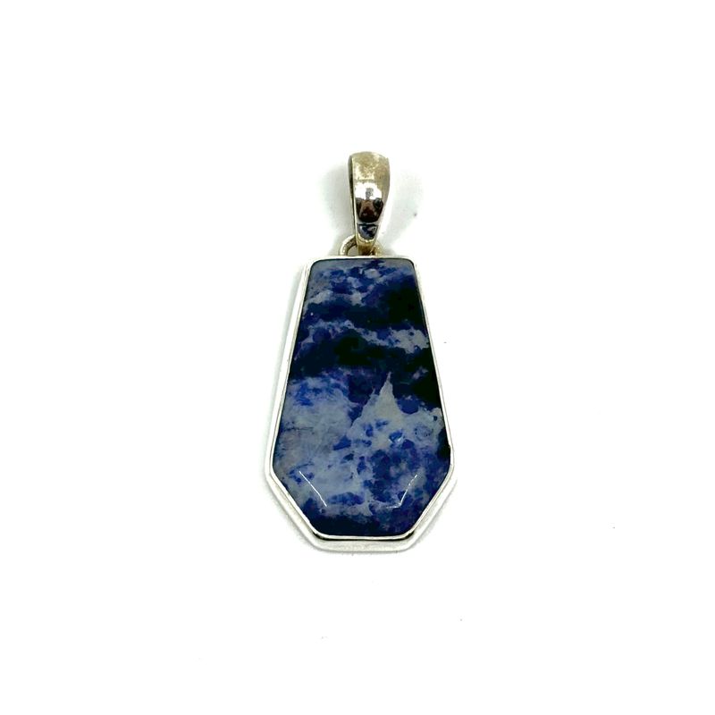 Sodalite Crystal Pendant