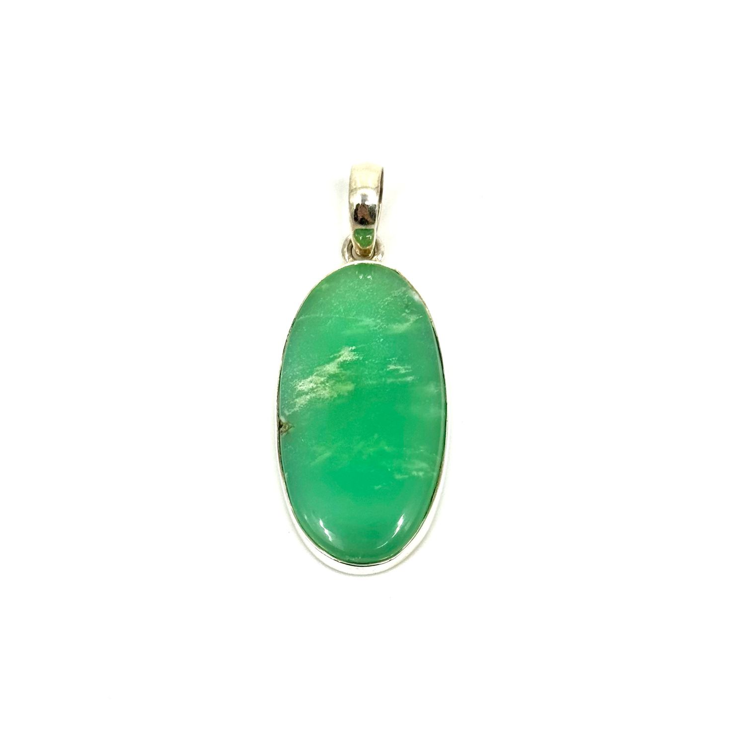 Chrysoprase Crystal Pendant
