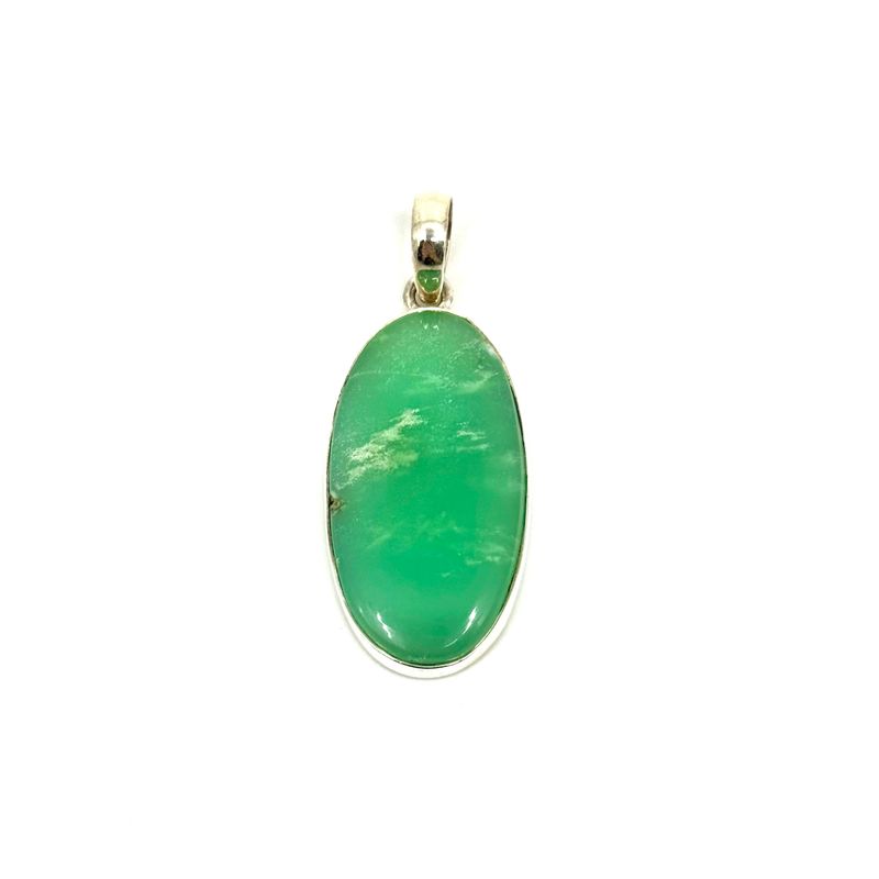 Chrysoprase Crystal Pendant