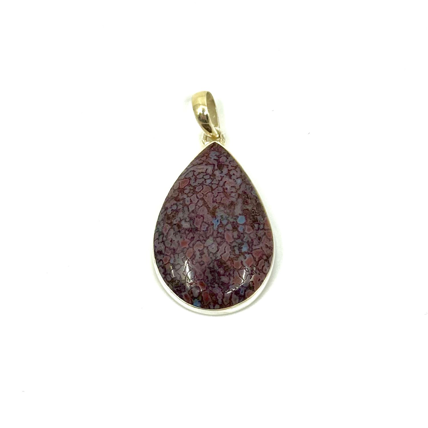 Dinosaur Bone Crystal Pendant
