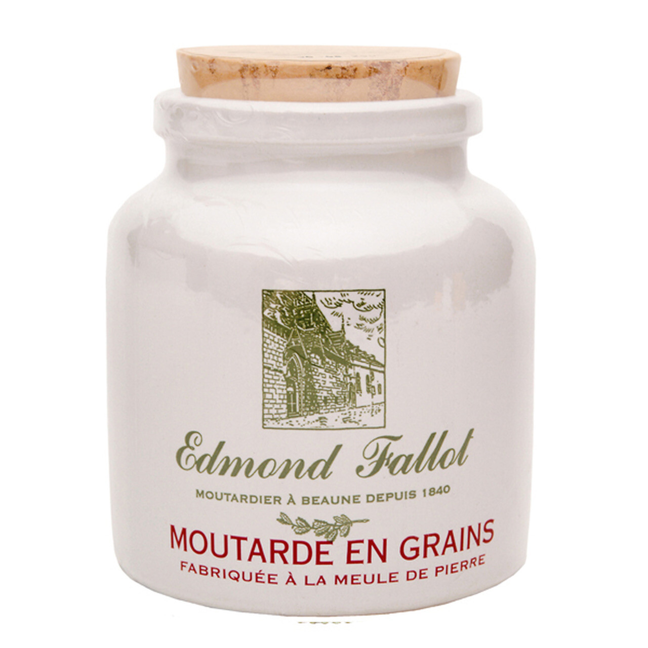 edmond fallot old fashioned grain mustard in stone jar