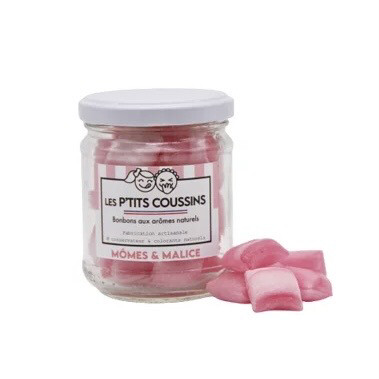 mômes & malice raspberry rose candies
