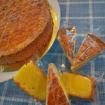 gâteau breton slice