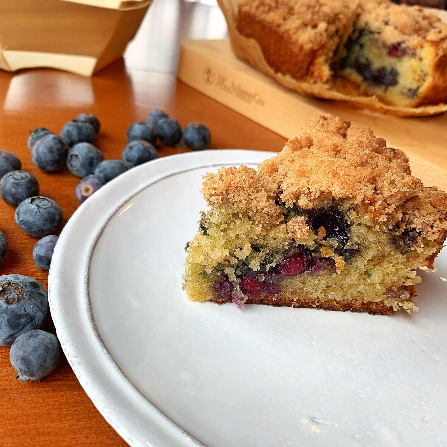 EASTER 23 coffee cake: BLUEBERRY BAKE-AT-HOME