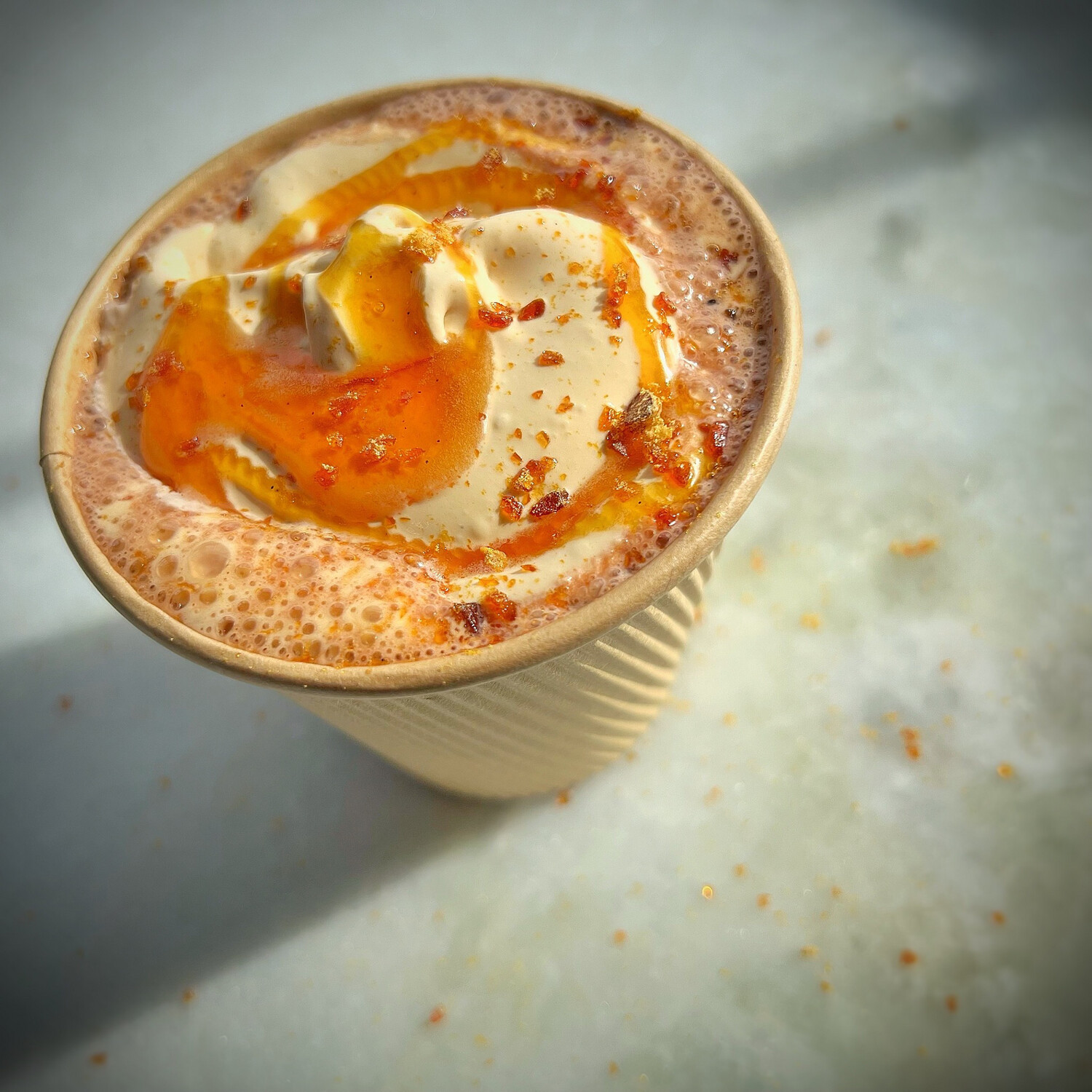 caramel hot chocolate