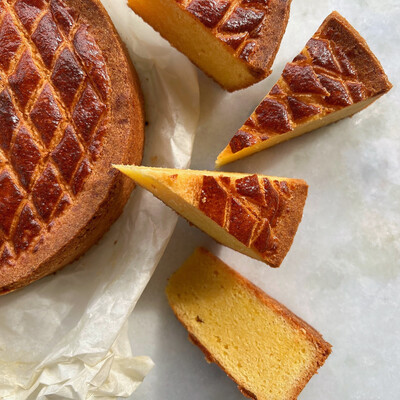 gâteau breton slice