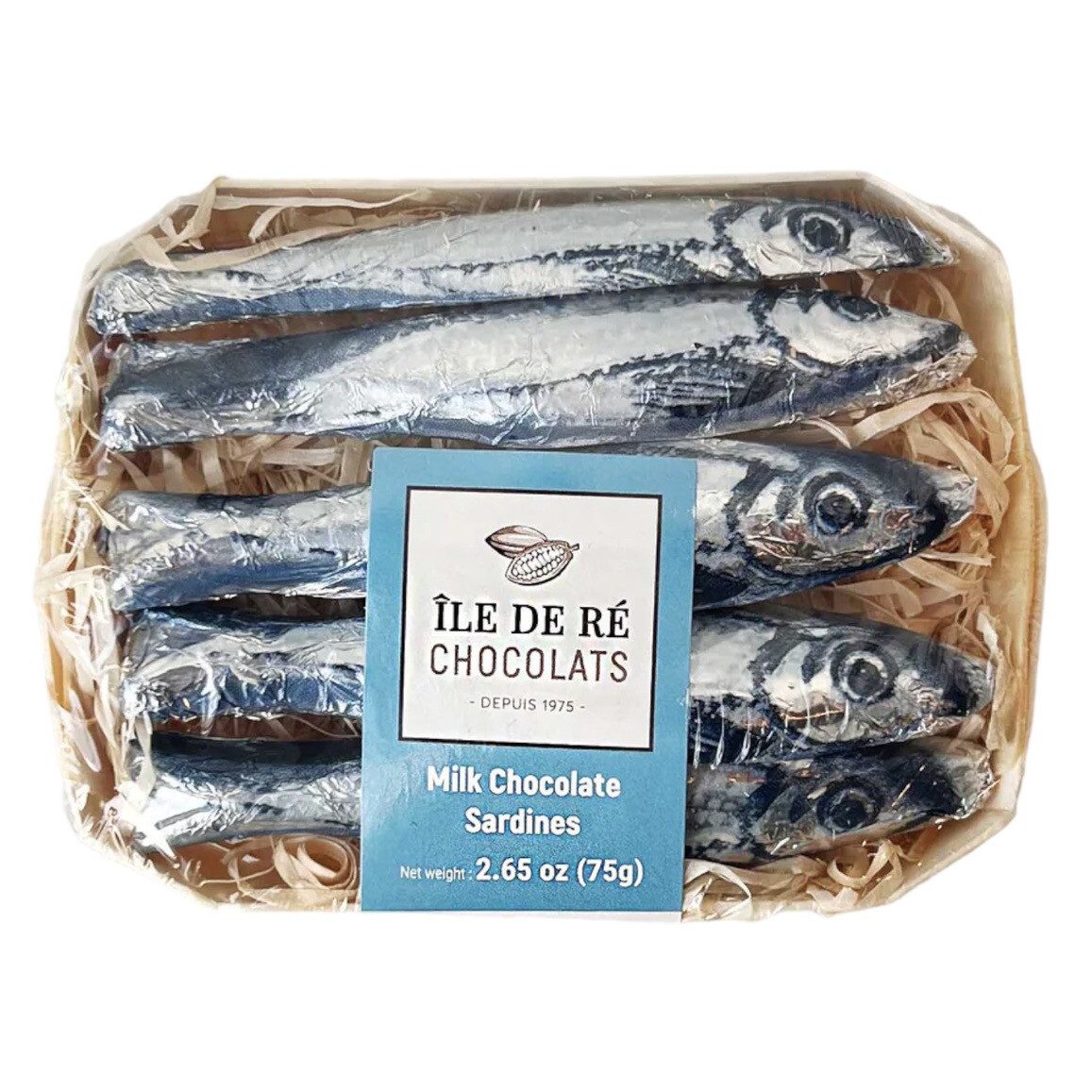 île de ré milk chocolate sardines