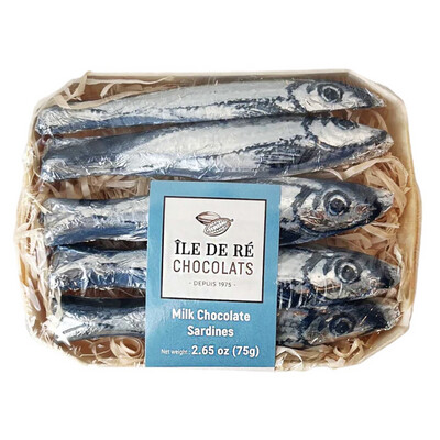 île de ré milk chocolate sardines