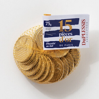 duplessis chocolate gold coins