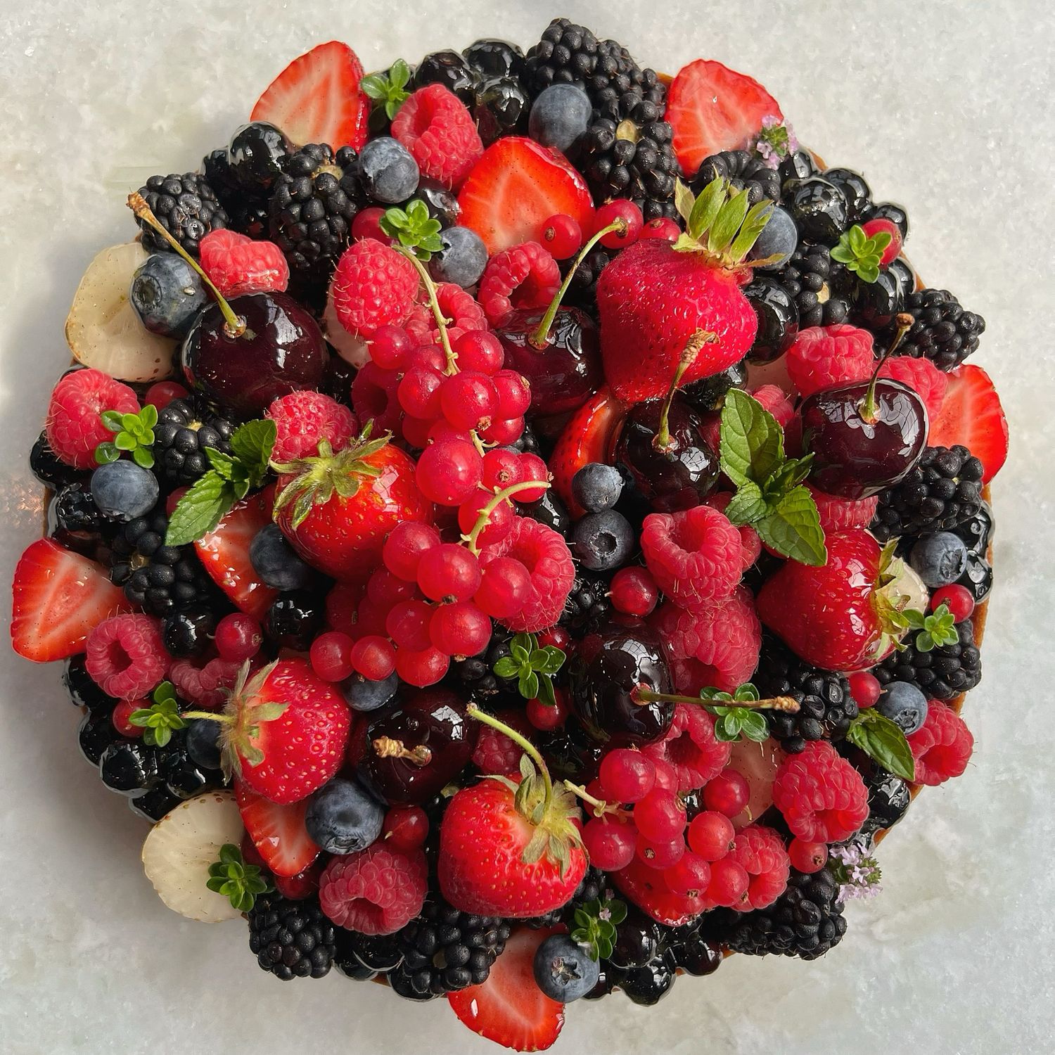 summer fruit tart, 10”