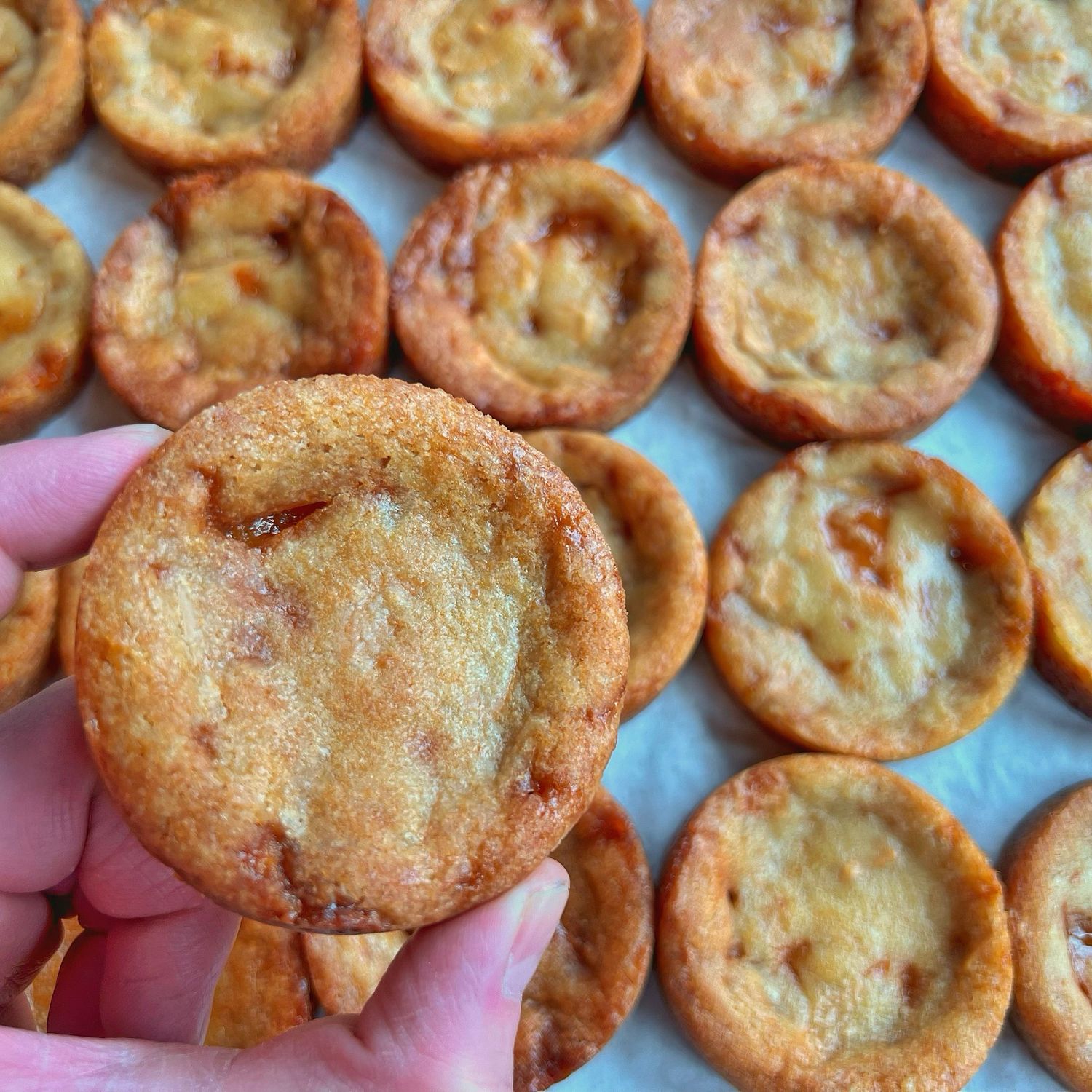 salted caramel toffee cookie