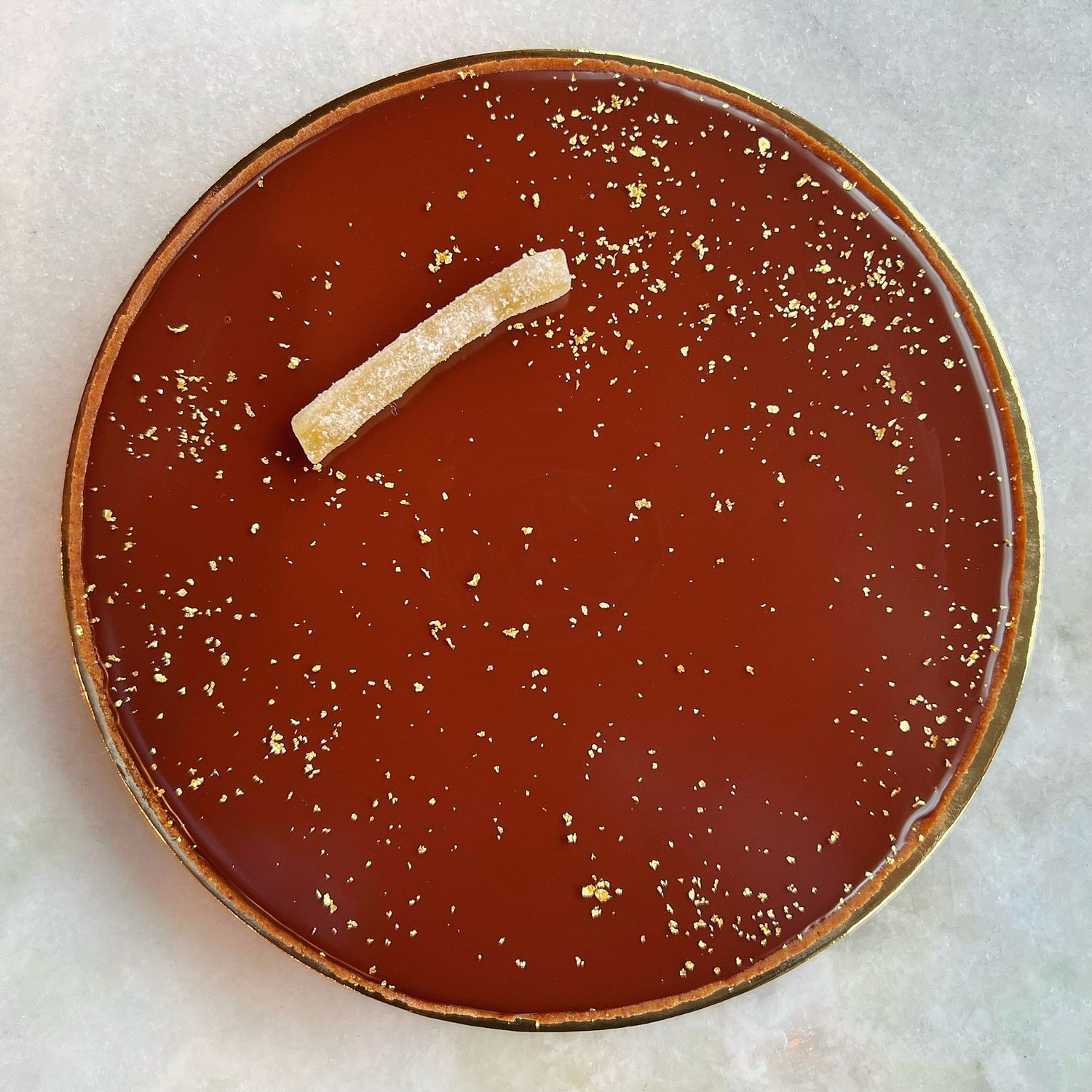 grand marnier chocolate tart, 7&quot;