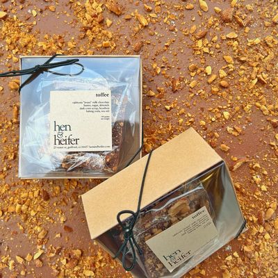 CHRISTMAS toffee, gift box
