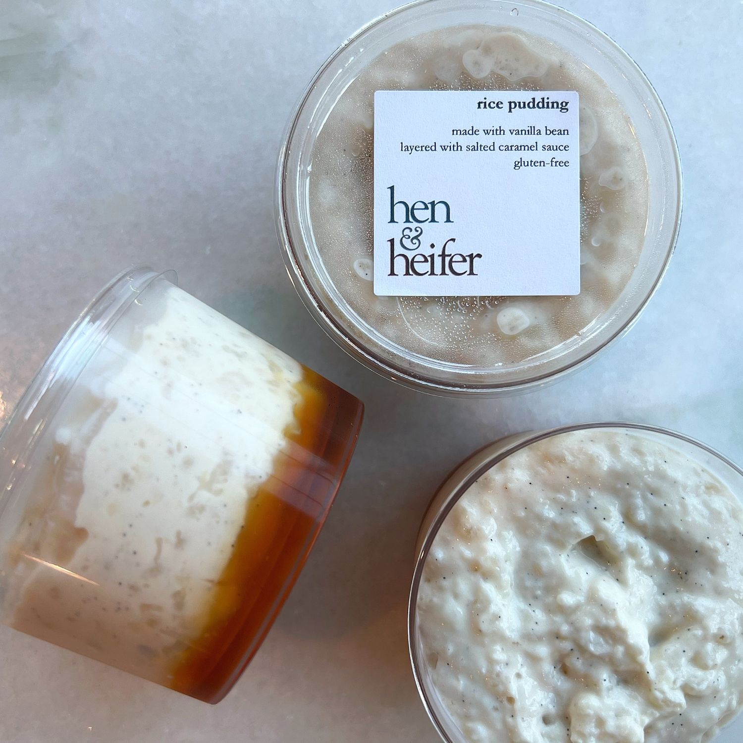 CHRISTMAS rice pudding cup