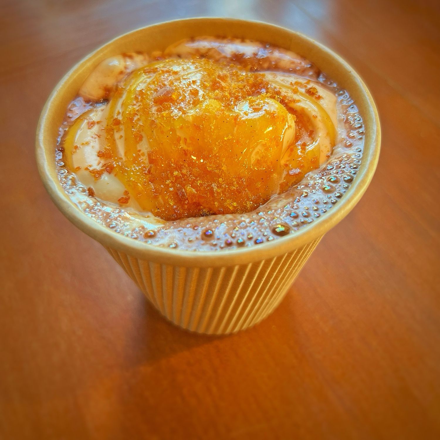 caramel hot chocolate TO GO