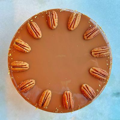 bourbon pecan pie, 7”
