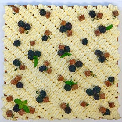 carrot cake “sheet cake” 16” square