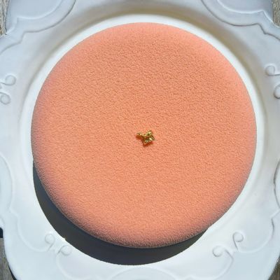 pink snowball coconut cake, 7”