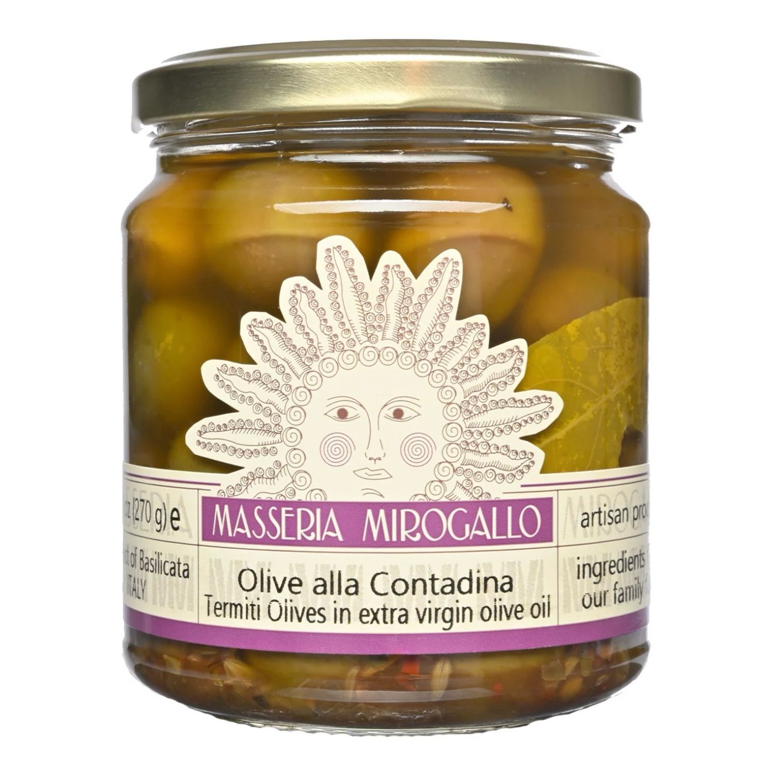 mirogallo termiti olive in extra virgin olive oil