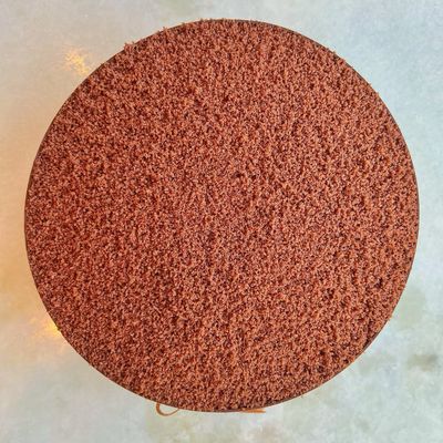 chocolate chiffon cake, 7”