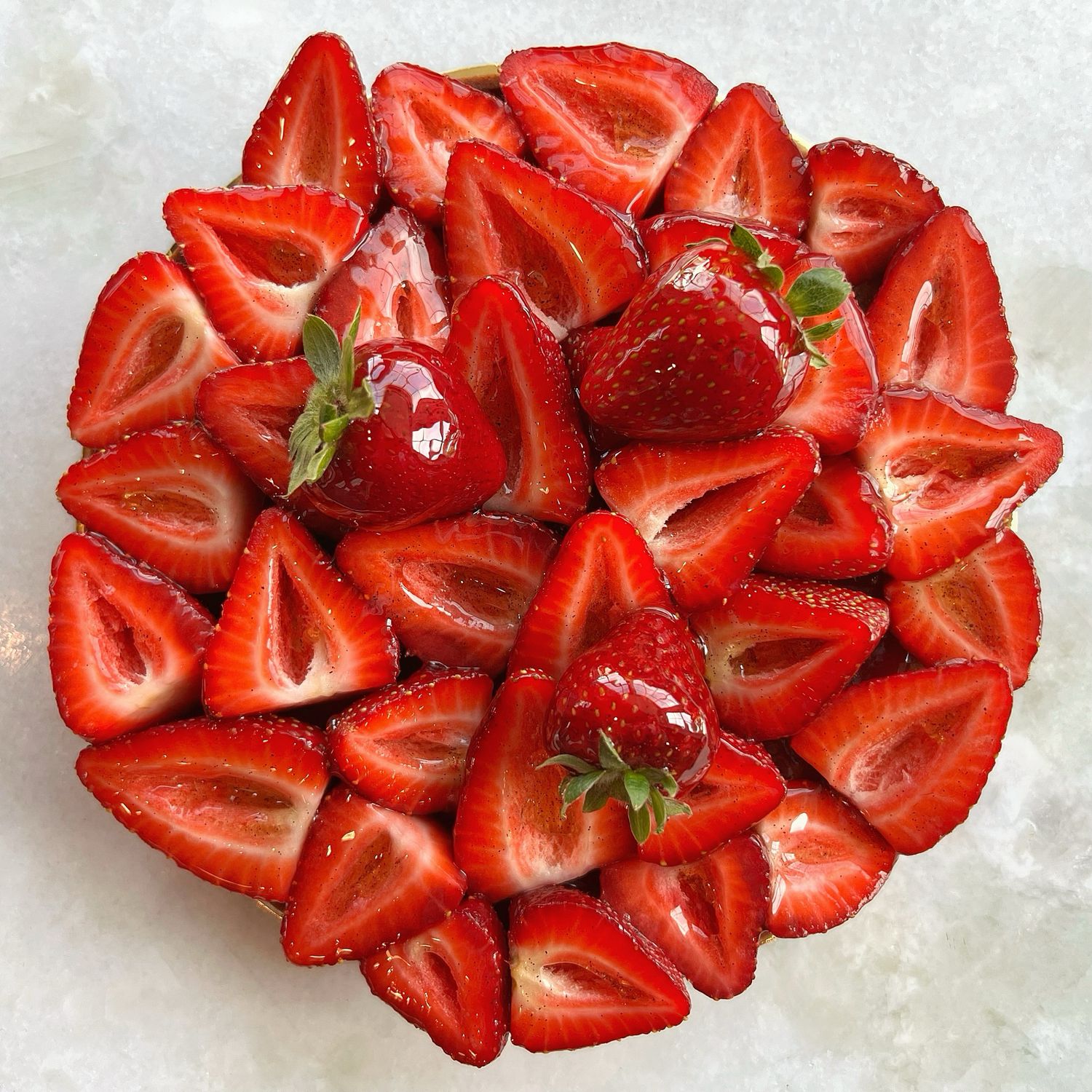 MDAY26 strawberry tart, 7”