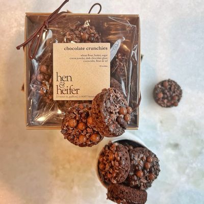 MEMORIAL chocolate crunchies, gift box