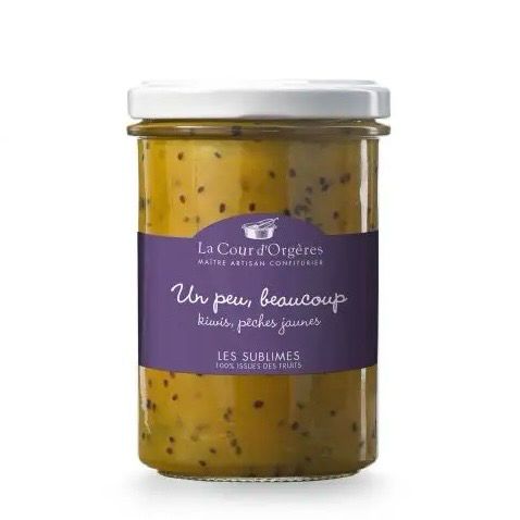 la cour d’orgères “a little a lot” kiwi yellow peach jam 