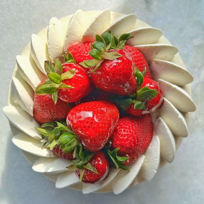 classic fraisier, 10”