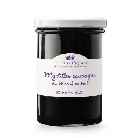 la cour d’orgères wild blueberry jam from the massif central